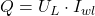 Q = U_L \cdot I_{wl}