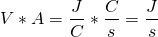 \[V*A=\frac{J}{C}*\frac{C}{s}=\frac{J}{s}\]